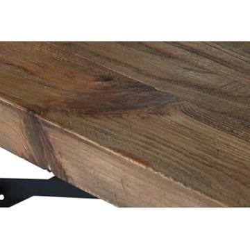 Table de Salle à Manger - HOME ESPRIT - Rectangulaire - Bois et Métal - 300 x 100 x 76 cm - Multicolore