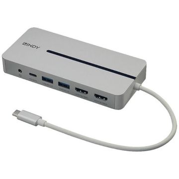 Station d'accueil USB-C - LINDY - 43360 - Universel - Premium - Compatible PC et MacBook M1/M2