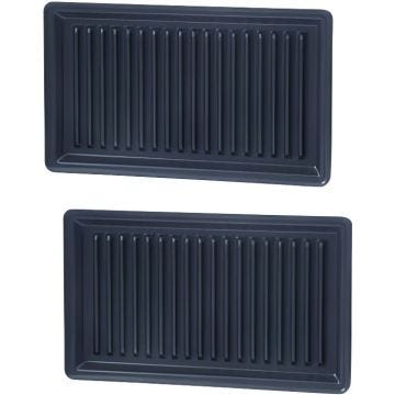 Plaques grill Panini - TEFAL - Lot de 2 - Pour gaufrier - Croque-monsieur - Accessoires de cuisine