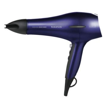 Sèche-cheveux - TAURUS - Fashion 3000 Ionic - 2200W - 2 vitesses - 3 températures - Concentrateur et diffuseur
