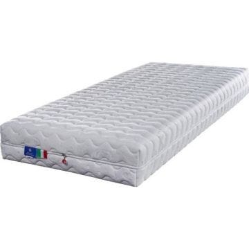Lot de 2 Matelas 23 cm 80x200 Ferme face de contact Mmoire de Forme Poli Lattex Indformable - Spcial Sommiers Articuls -...