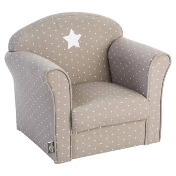 Fauteuil pour enfant taupe