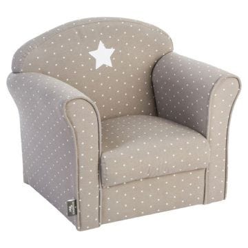 Fauteuil pour enfant taupe