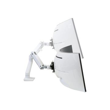 Extension moniteur - ERGOTRON - Blanc/Noir - Stabilité - Flexibilité - Compatible bras HX