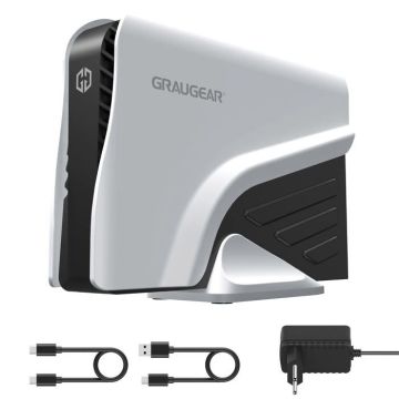 Disque dur externe - Graugear - G-3501-A-10G - 8 To - Compatible PS4 et PS5 - Haute capacité
