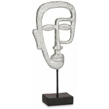 Figurine décorative - GIFT DECOR - Visage argenté - 19,5 x 38 x 10,5 cm - 4 unités - Multicolore