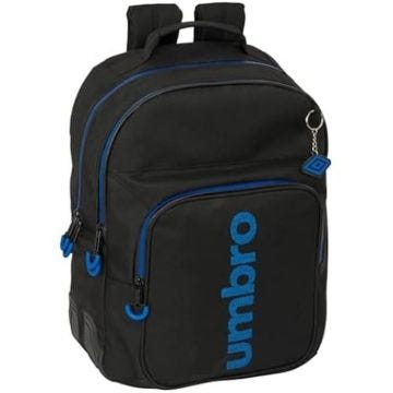 Sac à dos scolaire - SAFTA - Umbro Jet Black - Confortable - Polyvalent - Pour enfants