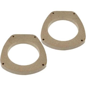 2 Entretoises Haut-Parleur Bois MDF 130mm - impregnees / vernies - CR-Z Civic Prelude