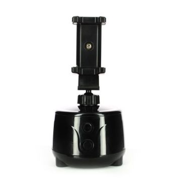 Stabilisateur Gimbal Smartphone Suivi de visage Rotatif 360° Base en silicone Noir