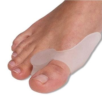 Bunion Protection Lot de 2 accessoires en gel de protection pour oignons Traitement podologique permet de redresser l'orteil