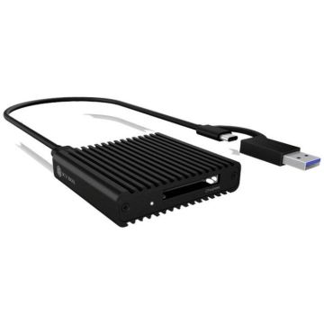 ICY BOX IB-CR404-C31 Lecteur de carte mémoire externe USB-C™, USB 3.2 (2è gén.) (USB 3.1) noir