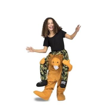 Déguisement de Lion pour enfant - Carry Me & Ride On - Au muscle - Jaune - Extérieur - A partir de 3 ans