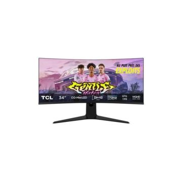 Ecran PC Gaming - TCL - 34R83Q - Incurvé - WQHD - 34 pouces