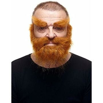 Moustache - VIVING COSTUMES - Costumes205044 - Taille Unique - Pour Adulte - Mixte
