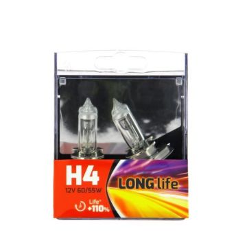 LONG LIFE coffret 2 H4 12V 60/55W -