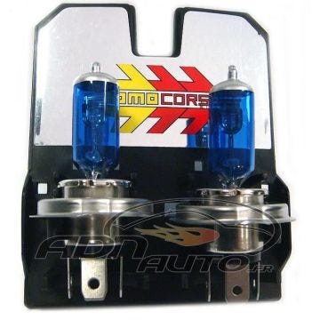 2 Ampoules H4 - Ice White - 12V 55W 4000K - Ren...