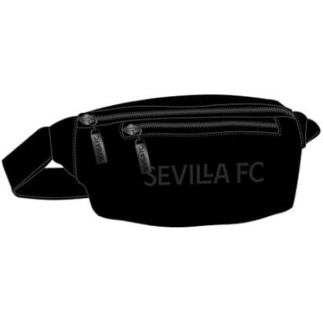 Sac banane - SAFTA - Séville FC Teen - 230 x 90 x 120 mm - Mixte enfant - Noir