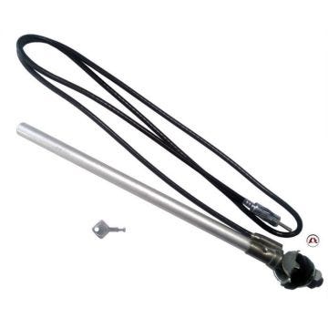 Antenne - Universelle - 4 brins - Téléscopique - Chrome - 250 cm