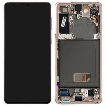 Bloc Complet Samsung Galaxy S21 Écran LCD Vitre Tactile Original Samsung rose Rose