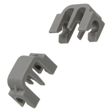 Clips fixation panier (X2) (320689-15866) - Lave-vaisselle - BOSCH, SIEMENS, NEFF, GAGGENAU, CONSTRUCTA, BALAY, WHIRLPOOL, JUNKER,