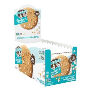 12 x The Complete Cookie 113 g (Chocolat Blanc à la Noix de Macadamia)