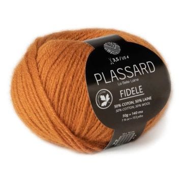 Laine classique Fidèle Cuivre (54) - PLASSARD - Blanc