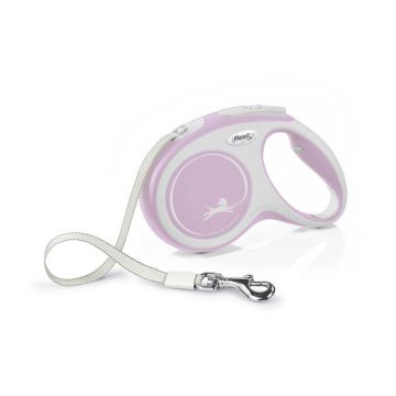 Laisse New Comfort M Tape 5 m rose Flexi CF20T5-251-RO-20