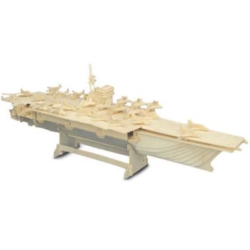 Kit de construction - QUAY - Porte Avion - Bois FSC - 20cm de hauteur - 55cm de longueur