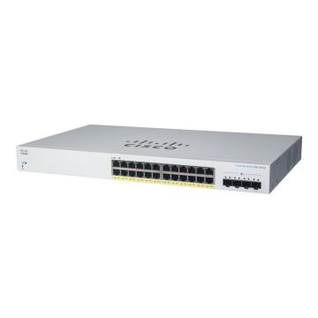 Switch - Cisco - CBS220-24FP-4X-EU - 24 ports GE - PoE+ 382W - 4x10G SFP+