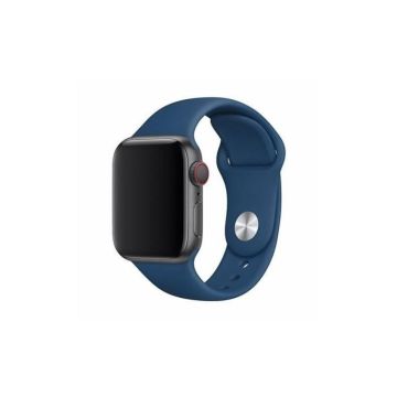 Bracelet pour Apple Watch 42/44/45/49mm Sport Devia Bleu - DEVIA - Sport - Silicone - Adulte - Mixte