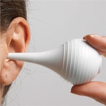 SHOP-STORY - BULBEAR : Poire de Lavement pour Oreilles Anti-Cerumen Lavable pour Adultes et Enfants