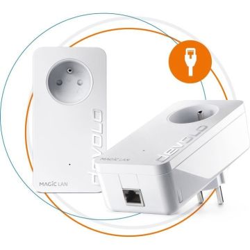 DEVOLO Magic 2 LAN - Starter kit - 2 adaptateurs CPL - 2400 Mbits/s
