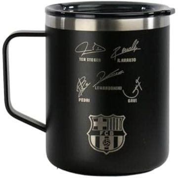 Tasse isotherme - SAFTA - F.C. BARCELONA NAVY BLUE - Acier inoxydable - 400 ml - Double isolation