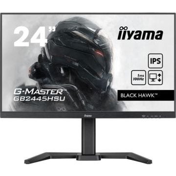 Ecran PC Iiyama GB2445HSU-B1 24'' Gaming G-Master Black Hawk,IPS,FreeSync,1920x1080 a100Hz,1ms,HDMI,DisplayPort,USB HUB,Black
