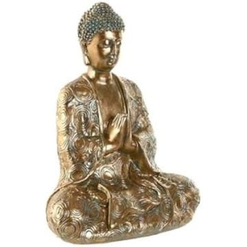 Figurine décorative - HOME ESPRIT - Bouddha Oriental - Multicolore - 20 x 12 x 24,3 cm - Intérieur