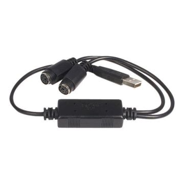 Adaptateur clavier et souris USB vers PS2 - Adaptateur clavier et souris USB vers PS2 - USBPS2PC