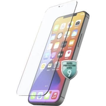 Verre de protection d'écran - HAMA - Apple iPhone 13/13 1 - Blanc - Transparent - Verre trempé
