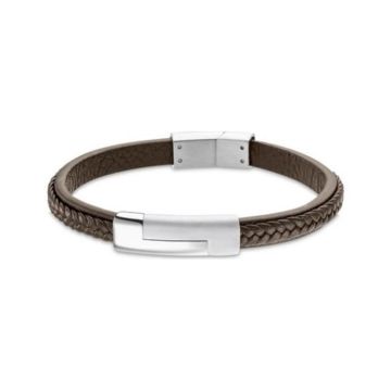 Bracelet - Lotus - LS1965-2-3 - Cuir - Marron - 195 mm