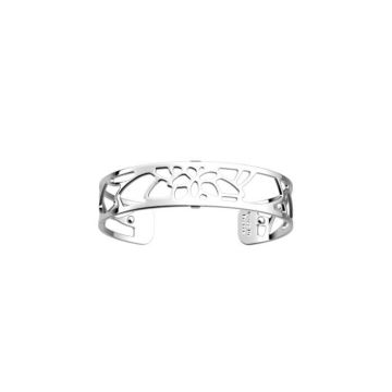 Jonc - Les Georgettes - Bracelet Les Georgettes Nénuphar argenté 14mm - Couleur de la matière:Blanc