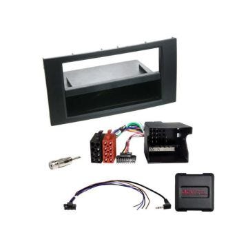 Kit 2 DIN avec SWC/analogique/antenne de poche pour véhicules Ford