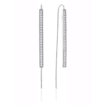 Sif Jakobs Stud Boucles d'oreilles Simeri Grande Silver Collection SJ-E1022-CZ