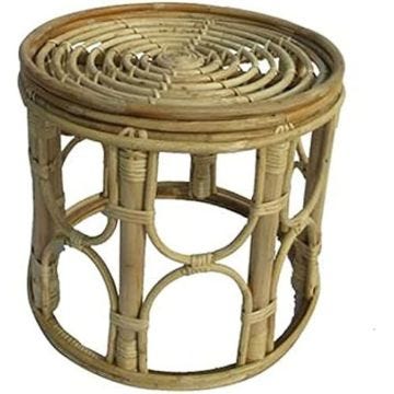 Table d'appoint - DKD HOME DECOR - Rotin - Naturel - 40 cm - Carré