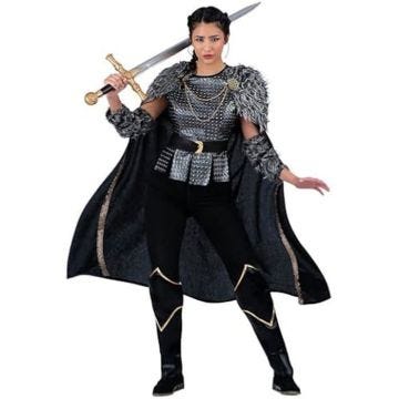 Déguisement Femme Viking - VIVING - M - Tunique, Cape, Couvre-bottes, Manchons