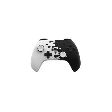 Gamepad - DRAGONWAR - Manette compacte sans fil Bluetooth PopTop - Noir et Blanc - Vibration