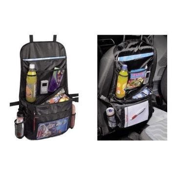 Organiseur voiture - Hama - Noir - Poche isotherme - Nylon - Dimensions (L)350 x (P)80 x (H)600 mm