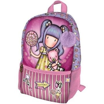 Mini Sac à Dos - SANTORO - Gorjuss Fairground - Violet - 26x34x11,4 cm - Adaptable Trolley