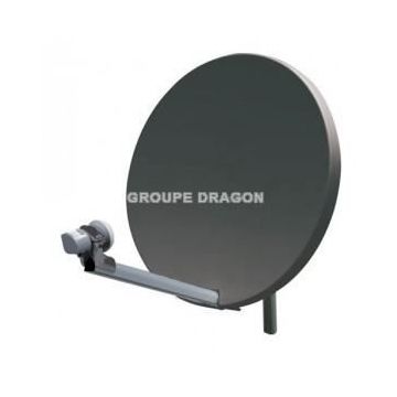 Parabole 60 Composite Anthracite - SEDEA - LNB - Réception terrestre et satellite - Pièce d'origine