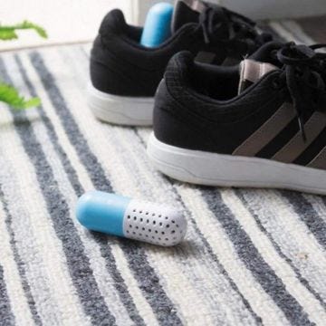 SHOP-STORY - 2 x Gélules Désodorisant Déshydratant Déodorant Absorbeur D'humidité Chasse les Mauvaises Odeurs Chaussures SHOP-STORY - 2 x Gélules Désodorisant Déshydratant Déodorant Absorbeur D'humidité Chasse les Mauvaises Odeurs Chaussures