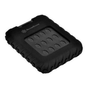 SilverStone SST-MMS01 - Boîtier disque dur externe USB 3.0 pour HDD ou SSD 2.5 pouces de 7mm ou 9.5mm, Qualité militaire certifié...