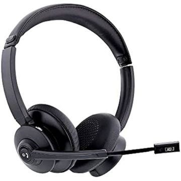 Casque Professionnel Bluetooth T'NB ACTIV 1000X avec Base de Recharge - Noir